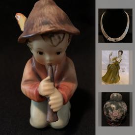 MaxSold Auction: This online auction features Goebel Hummels, Lladro Figurine, Royal Doulton Figurine, Hockey Cards, Craft Loom, Bissel Floor Steamer, Ryobi Grinder, Ott-Lite, Silver Earrings, Marasite Ring, Golf Clubs, Porcelain Doll, Ginger Jar and much more!