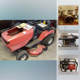 MaxSold Auction: This online auction features Power Tools, Tool Boxes, Generator, Air Compressors, Impact Wrench, License Plates, Riding Lawn Mower, Dremel Tools, Tabletop Drill Press, Antique Tools, Yard Tools, RC Airplane Kit, Vintage Computer Games, Model Train Kit, LP's and much more!