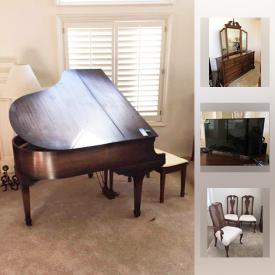 MaxSold Auction: This online auction features Cable-Nelson Grand Piano, Chenille Fabric Sofa, Cloisonne Vases, Decorative Asian Pottery, Small Kitchen Appliances, Samsung TVs, China Tea Cups, Sleigh Bed, Vizio TVs, Small Convertible Sofas, HP Officejet Printer, 4 Poster Bed, GE refrigerator and much, more!