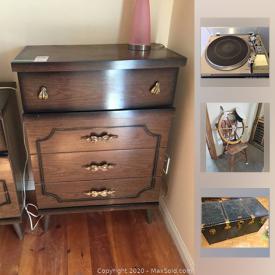 MaxSold Auction: This online auction features Leanin Tree Mugs, Saddle Repair Horse, Vintage Games, Yarn & Thread, Crafting Materials, Raw Wool. Felt & Fabric, Youth Bike, Card Cabinet, Trunk, Document Desk, Wood & Metal Pieces, Tools and much more!
