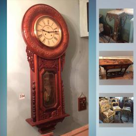 MaxSold Auction: This online auction features Wingback Chair, Wool Area Rug, Lusterware, Crystal Dishes, Bassett Furniture, Carved Wood Clock, Acorn Superglide Chair, Outdoor Wicker Furniture, Princess House Glassware and much more!