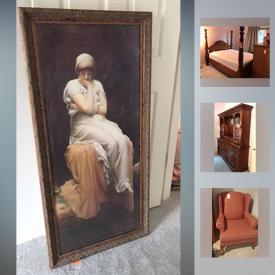 MaxSold Auction: This online auction features furniture, artworks, decors, collectibles, Vinyl Records, glassware, Purses And Totes, Woven Baskets, kitchen appliances, crystals, appliances and much more.