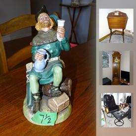 MaxSold Auction: This online auction features Star Wars and Star Trek collectibles, China, Tools, Grandfather Clock, Numbered And Signed Art. Rugs, furniture, Royal Doulton bowls and bowls. Cups, saucers by Hammersley, Royal Doulton figurines, Nemadji pottery pieces and much More!