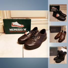 MaxSold Auction: This online auction features new shoes such as Rockport and Mephisto.