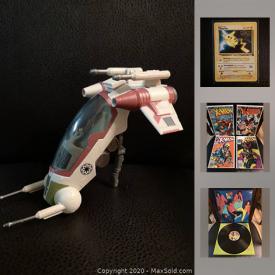 MaxSold Auction: This online auction features Comic Books, Vintage Toys, Pokemon Cards, Nerf Blasters, Hockey Cards, Lps, new Hot Wheels, games and puzzles, books including antiques and more!