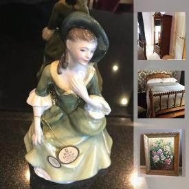 MaxSold Auction: This online auction features a furniture, artworks, Laddro Figurine, decors, electronics, garden tools, Artificial Plant and much more.