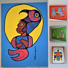 MaxSold Auction: This online auction features Norval Morrisseau art, Don Chase art, Collins Campbell art, Benjamin Chee Chee print, Pablo Picasso print, Tom Thomson print, Toronto Maple Leaf's print and much more!