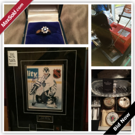 MaxSold Auction: If you are looking to downsize and have a lot of jewelry that your family and friends don't want a MaxSold auction is the way to go! As can be seen in this Oshawa Downsizing auction. Many pieces sold for over $100 which was a pleasant surprise to the seller!