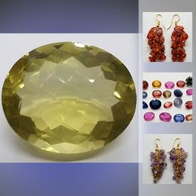 MaxSold Auction: This online auction features Gemstones such as Opals, Sapphires, Citrines, Emeralds, Lapis Lazulis, Garnets, Amethysts, Moon Faces, Labradorite, and Earrings & Necklaces and much more!