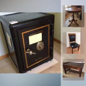 MaxSold Auction: This online auction features Hoselton Goose, Samsung TV, Cranberry Glass, Chinese Black Lacquered Chest, Hummels, Teacups, Knetchtel Game Table, Electrolux Vacuum, Floor Safe, twin adjustable beds, Recliner Lift Chair, Pendulum Wall Clock, Oil Lamps, Dehumidifier and much more!