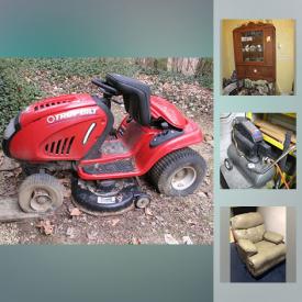 MaxSold Auction: This online auction features Shop tools such as a Craftsman 12" Band saw with built-in light and table, compound 10" Mitre Saw, Router and router table, 12" Wood Lathe; American Machine and Tool Jig Saw; Charge Air Pro compressor; Black and Decker Workmate with vise, workbench. Simmon Omega enlarger and darkroom equipment. Furniture such as a china cabinet, secretary, vintage music cabinet, double bedroom suite, bunk bed, office furnishings including four desks. Vose & Sons upright piano and bench. Electronics such as office equipment - Dell computer system, Canon Pixma printers; Samsung 51" TV, Mintek DVD player; Sony, Sharp, JVC and RCA stereo components; Singer and mini Kay an EE sewing machines. Crystal and glass include Depression glass sherbet dishes, cut / pressed serving pieces and etched stemware. Pfaltzgraff Christmas and everyday dish sets; Vintage Lu-Ray cream and sugar. Sterling silver candlesticks. Silver plate goblets, tea and coffee services. Copper molds and cookie cutters. Brass including horns. Collectible Birds / Ducks / Lighthouses; Hummels / Royal Albert's "Beatrix Potter" figures; Ho Trains and rails. Weight bench with weights; Head skis, Tomic poles and Munari boots; aluminum Grumman canoe and paddles. Master built Veranda propane BBQ. Yard and Garden tools, supplies and decor and more!