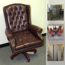 MaxSold Auction: This online auction features Office Partitions, Dell Monitors, Desktop Computers without Hard Drives, Office Table & Chairs, Mobile Heaters, HP Laserjet Printers, Office Desks, Dell Servers, Server Bays, Office Computer Desks and much more!