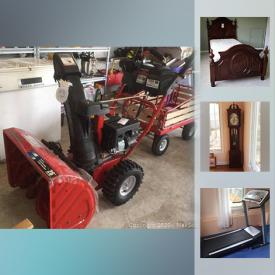 MaxSold Auction: This online auction features LG 3D TV, Hand-painted Asian Planters, Grand Mother Clock, Zaksal Amp, Electronic Keyboard, Samsung TVs, Window Air Conditioner, Ping Pong Table, Sports Equipment, Workout Station, Treadmill, Kimchi Fridge, Troy-Bilt Snowblower, Earthen Fermenting Pot, Blackmax Pressure Washer and much more!