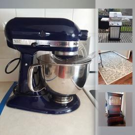 MaxSold Auction: This online auction features Area Rugs, Kitchen Aid Artisan Mixer, Nexgrill Evolution Grill, Bianca Dishware and much more!