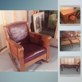 MaxSold Auction: This online auction features furniture, artworks, decors, Executive Office Chair,rugs and much more.