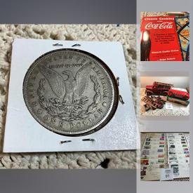 MaxSold Auction: This online auction features collectible St Louise Blues autographed Jersey and sports memorabilia; coins and silver certificates; Nascar memorabilia; stamps and 1st day issues; trading cards; comics; action figures / toys; pin back buttons / Barbie. Vintage cookbooks and more!