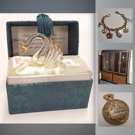 MaxSold Auction: This online auction features Vintage Watches, Toby Mugs, Kentucky Derby Glasses, Fenton Glass, Depression Glass, Carnival Glass, English Ironstone Blue Willow, Teacups, Beer Stein, Jewelry and much more!