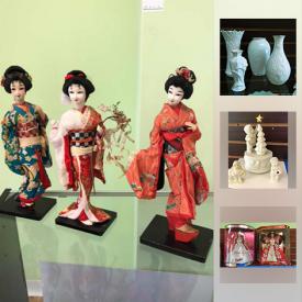 MaxSold Auction: This online auction features Department 56 Snowbabies, toys, Glass Display Case, Special Edition Barbies, Porcelain Dolls, Whirlpool Water Cooler, Nutcrackers, Lenox holiday items, Silverplate Tea Service and much more!