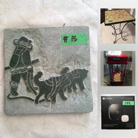 MaxSold Auction: This online auction features Craft Supplies, Murano Glass Fruit, Games, David Bernett Inuit Carvings, Coins, Camping Gear, Small Kitchen Appliances, Zoxy Sandals, Chicago Blackhawks Collectibles, Left-Handed Putters, Jewelry, Gazebo NIB, Office Supplies, DVDs and much more!