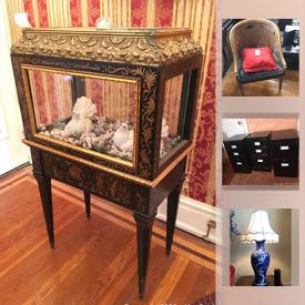 MaxSold Auction: This online auction features Decorative Plates, Foo Dogs, Akai Microphone, EdenPURE Heater, Bavaria Porcelain Tea Set, Asian Diptych, Cranberry Glass, Depression Glass, Gucci Watch, Vintage WWII Memorabilia, and Much, Much, More!!