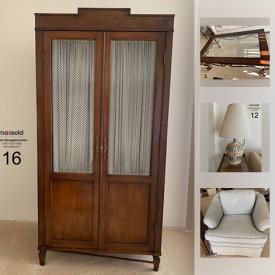 MaxSold Auction: This online auction features Bang & Olufsen CD Player, Baccarat Crystal Vase, Bar Cabinet, Sofas, Coffee Tables and More!