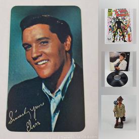 MaxSold Auction: This online auction features Elvis Memorabilia, Vintage Sports Cards, Coins & Bills, LPs, Comics, Jewelry, Vintage Books, Vintage Britain's Lead Miniatures, Vintage Matchbox Cars and much more!