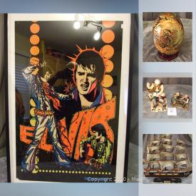 MaxSold Auction: This online auction features Wade Figurines, Vintage Toys, Sports Cards, Vintage Mirrors and Brushes, Chinese Cork Art, Precious Moments, Collector Plates, Small Kitchen Appliance, Books and much more!