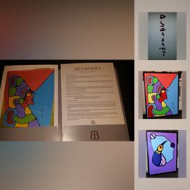 MaxSold Auction: This online auction features two Paintings, Norval Morrisseau Acrylic on canvas originals!