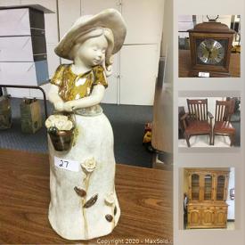 MaxSold Auction: This online auction features Vintage Toys, Vintage Books, Small Kitchen Appliances, Office Supplies, Avon Nativity Collectibles, Desk & Hutch NIB, Golf Supplies, Gardening Supplies, Cameras, Collector Spoons, Scroll Saw, Artwork, Tools, Craft Supplies, Korean Ceremonial Gown, Fur Jacket, Golf Clubs, Antique Postcards, Teacups, Monitors and much more!