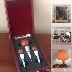 MaxSold Auction: This online auction features Vintage Lowenstein Chairs, Star Wars Figurines, Smithsonian Penguin Globe, Office Supplies, Wall Art and much more!