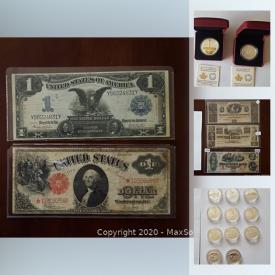 MaxSold Auction: This online auction features Damascus knives, specimen mint sets, Obsolete banknotes, foreign banknotes, A.J. Casson limited edition print, jewelry & watches and much more!