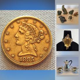 MaxSold Auction: This online auction features jewelry, artworks, indoor and outdoor furniture, collectible coins, vintage items, camera, Silver Flatware, Kitchen Aid, Electronics, lamp, Crystal Glassware, small kitchen appliances, Christmas decor, Vintage Leica Camera, Gas Lawn Mower, Moorcroft Bowl, Delta shopmaster, Workmate, Power House 6" grinder, collectible spoons, Orrefors Crystal, silver teapots, Lladro and Royal Doulton figures, Evesham, IKEA Trundle, Pottery, 1979 Canadian Coins, cookware, Commemorative coins, Nippon Chinawares, Elsie Nelson Brooch, Typewriter, Wii, Vintage Trunk, Wedgwood Brooch, Swiss Pottery, Espresso cup and soucer, Inuit Art Carvings, bags, tools and much more.