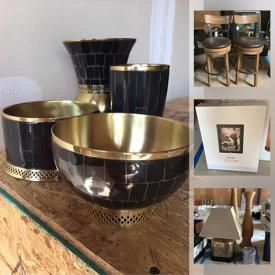 MaxSold Auction: This online auction features bar stools, chair, market umbrellas, clothing, shoes, Fitbit, games, record case, fireplace screen, ottomans, throw pillows, bells and candle holder, cookware, wall art, windows, dining room chairs and much more!