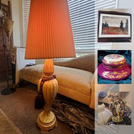 MaxSold Auction: This online auction features artworks, furniture, electronics, mirror, vintage items, lamps, decors,  Collectible hot wheels, Villeroy and bach Le DeJeuner set, books, figurine, clothing, XMEN hermit crab kit, shoes, bags, tools and much more.