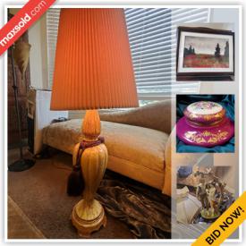 MaxSold Auction: This online auction features artworks, furniture, electronics, mirror, vintage items, lamps, decors,  Collectible hot wheels, Villeroy and bach Le DeJeuner set, books, figurine, clothing, XMEN hermit crab kit, shoes, bags, tools and much more.