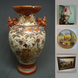 MaxSold Auction: This online auction features artworks, furniture, decors, collectibles, Assorted Fine Bone China Teacups and Saucers, Silver Plated Flatware Set, Hummel figurines, appliances, Desk-based exerciser, household items, sundry Electronic Items and much more.