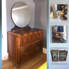 MaxSold Auction: This online auction features furniture, antique and vintage items, decors, collectibles, appliances, kitchenware, glassware, electronics, Centurion Mens Touring Bike, MacGregor Golf Clubs, Squash Racquets and much more.