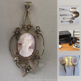 MaxSold Auction: This online auction features furniture, artworks, jewelry, sterling silver, glassware, decors, figurines, Slide Projector And Camera, Madonna Sculpture, Walking Poles and much more.