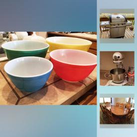 MaxSold Auction: The online auction features artworks, furniture, jewelry, decors, collectibles, electronics, vanity items, glassware, Electric Fireplace, kitchenware, Old Milk Crate, Old Carlson Frink Crate, outdoor items, figurines, toys, antique and vintage items, Push Mower With Garden Yard Tools, Coleman Compressor, Natural Gas Grill, Handbags, appliances, Bakeware Supplies and much more.