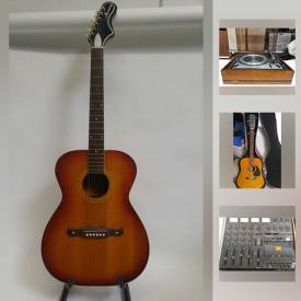 MaxSold Auction: This online auction features musical instruments such as Guitars, Violins, Amps, Receivers, Duals, Vintage TV, Digital Cameras, Game Controller, Records, Tape Player, Microphones and much more!