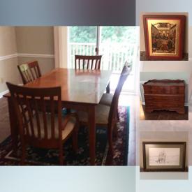 MaxSold Auction: This online auction features artwork, furniture, jewelry box, figurines, decor, collectibles, Carpet Runner, Brass Flamingos, Indian vase, Generator, mini-refrigerator  and more.