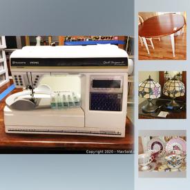 MaxSold Auction: This online auction features nautical art and decorative items, model boats, baseball memorabilia, Shannon crystal, Fan Crest teacup, Mikasa dinnerware, barware, furniture, figurines, kitchen gadgets and utensils, serving ware, outdoor decor and patio furniture, a Minolta camera and accessories, costume jewelry, tools and much more!