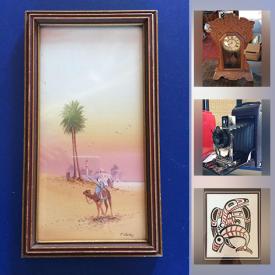 MaxSold Auction: This online auction features Kierstead watercolour, Gwyneth Travers woodcut, cranberry glass, coca-cola radio, vintage Ansco camera, Pillsbury Doughboy and girl, Antique Lunch Pail, Beaded leather mittens, sewing machine, American flag, yo-yos, lego, wooden truck, Beatles LPs and much more.