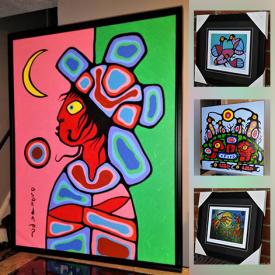 MaxSold Auction: This online auction features paintings and prints by artists such as Norval Morrisseau, Ivan Kocsis, Benjamin Chee Chee, Don Chase, Chief Henry Speck SR, Tom Thomson and Lawren Harris.