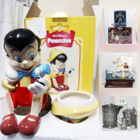 MaxSold Auction: This online auction features collectibles such as Disney, Coca-Cola, vintage comics, Star Wars, G.I. Joe, Pez, sports memorabilia, and Franklin Mint, jewelry, water feature, books, framed artwork, children’s toys, handbags, servingware, antique wooden desk, DVDs and much more!