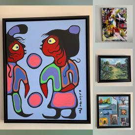 MaxSold Auction: This online auction features artworks from Norval Morrisseau, Arvydas Gaiciunas, Anne Saso and more!