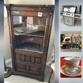 MaxSold Auction: This online auction features kids toys, classic children's books, luggage, handmade Boshart cedar chest, Royal Albert China set, Samsung TV, BBQ gas, security monitoring set, jewelry, teacups, Royal Doulton bunnykins, original art, miter saw, tools, golf clubs and much more!