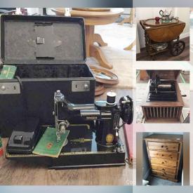 MaxSold Auction: This online auction features Electronics, Office Supplies, Teacups, Art Glass, Thomas Edison Vintage Amberola, Vintage Tools, Small Kitchen Appliances, Jewelry, Krautheim China, Chest Freezer, Irish Tweed Cape and much more!