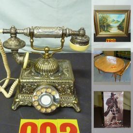 MaxSold Auction: This online auction features collectibles such as collector tins, fine bone china, trading cards, and collector plates, furniture such as a wooden table with chairs, baker’s rack, and vintage side table, wall art, CDs, hand tools, window coverings, costume jewelry, sewing supplies, home decor, boy’s clothing, craft supplies, books, Blu-ray discs, DVDs, kitchenware, sports equipment, shelving units, retail racks, retail displays, fabric and much more!