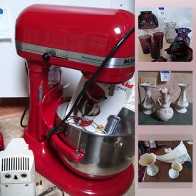 MaxSold Auction: This online auction features Belleek China pieces, currency, purple glass, cookie jars, vintage books, belt buckles, fireplace heater, small kitchen appliances, ladders and much more!